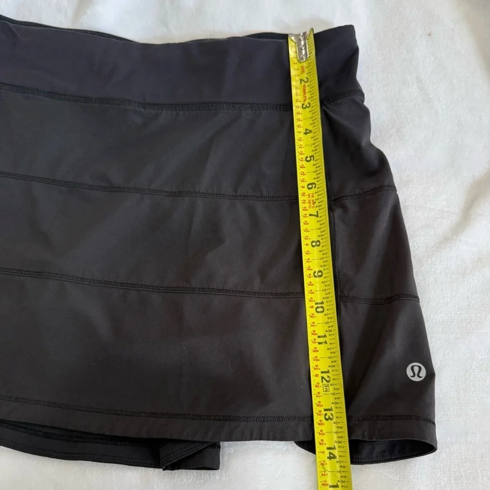 lululemon athletica Black Mini Skirt